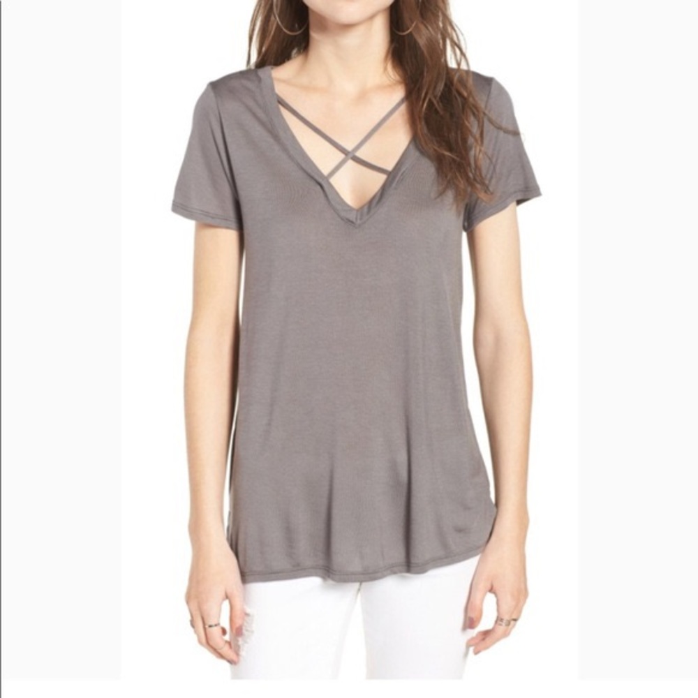 Gray Project Social Cross T-Shirt